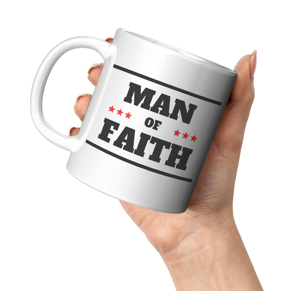 Coffee Cup, White and Decorative Black Ceramic Mug 11oz (set of two),,