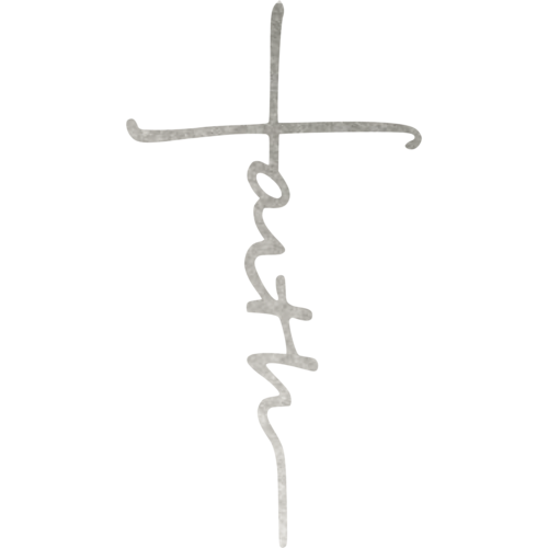 Faith Cross - Metal Wall Art