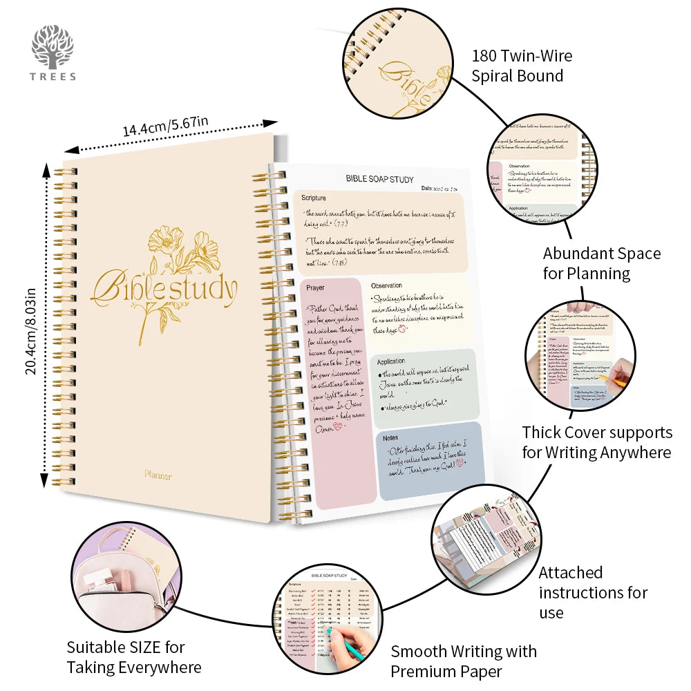 Daily Bible Study Journal - S.O.A.P Method Bible Study