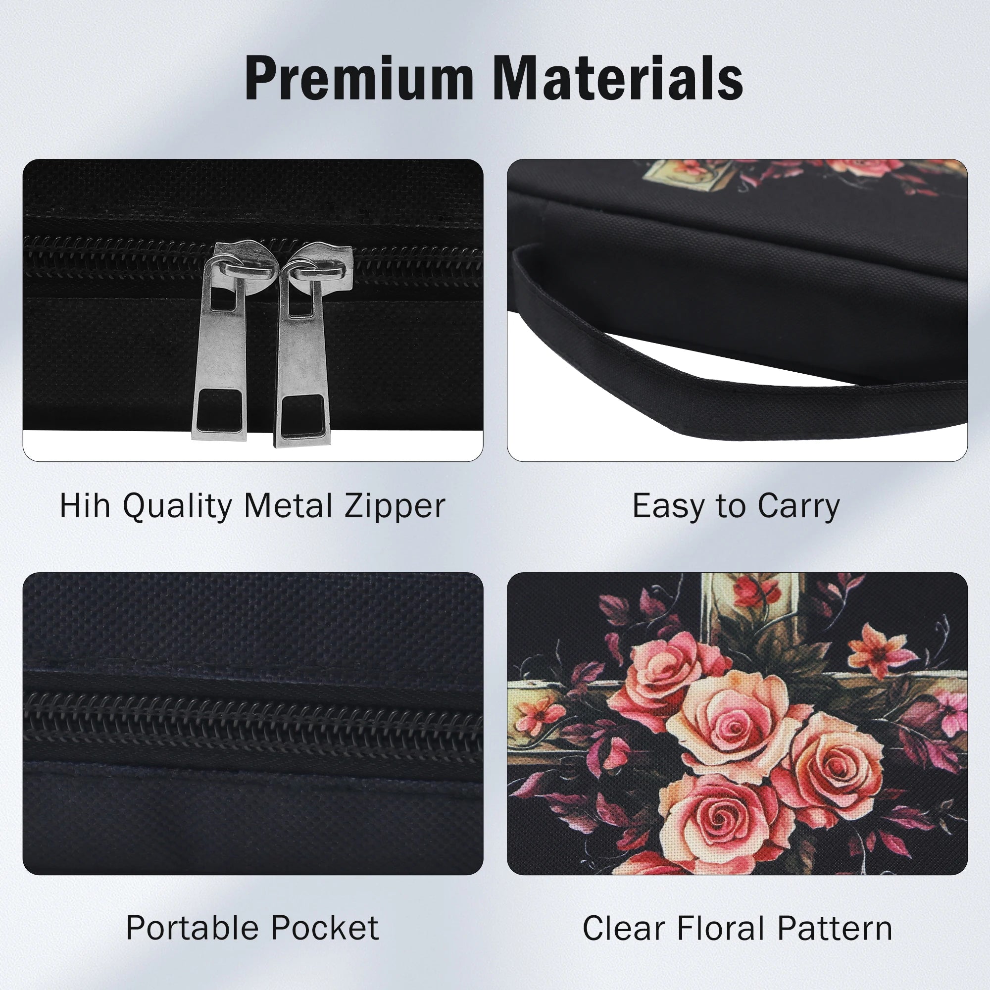 Bible Carrying Case With Handle & Pocket with Bookmark