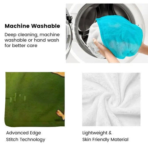 Jesus Christ Inspirational Blanket with Red Cross Design, Faith Themed