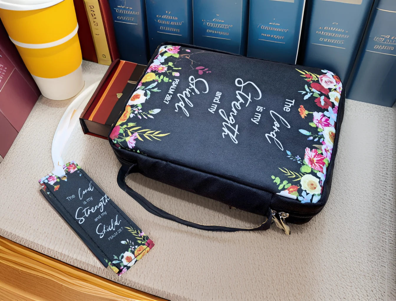 Bible Cover Carrying Case with Bookmark