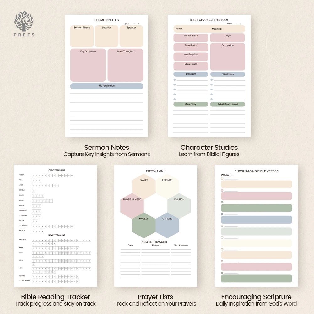Daily Bible Study Journal - S.O.A.P Method Bible Study