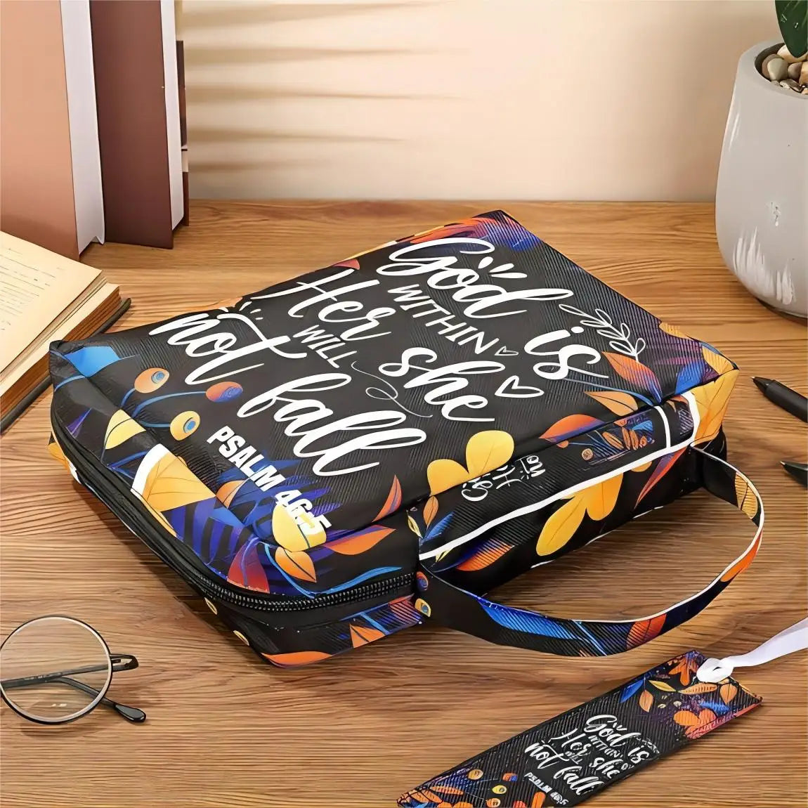 Bible Cover Carrying Case with Bookmark