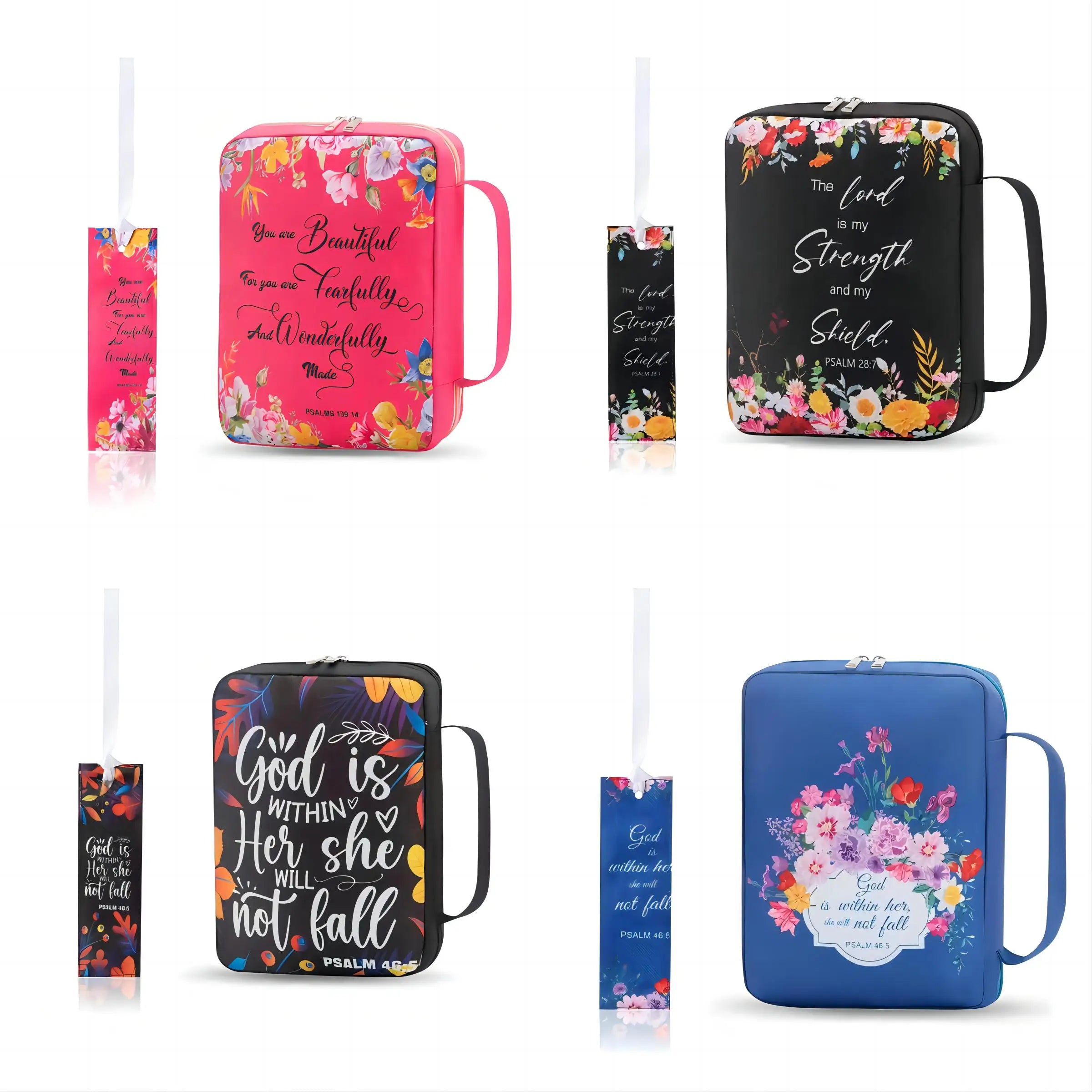 Bible Cover Carrying Case with Bookmark