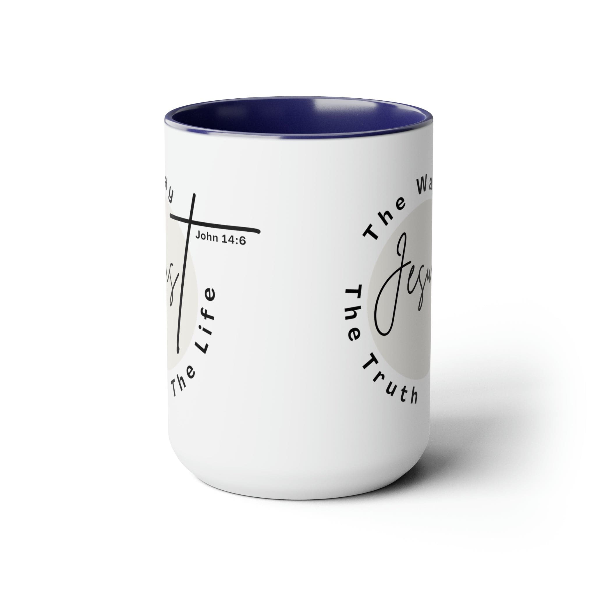Ceramic Coffee Mug 15oz - Jesus the Way the Truth the Life - Christian