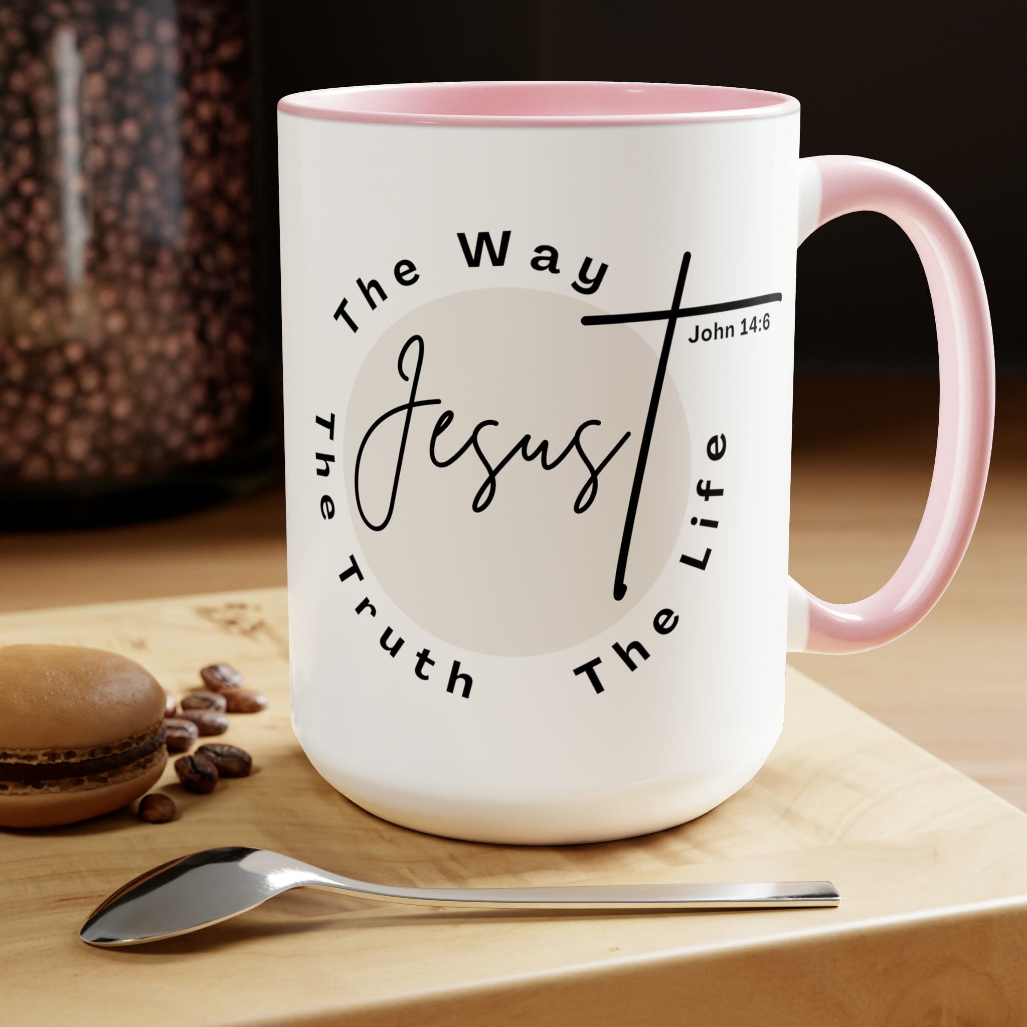Ceramic Coffee Mug 15oz - Jesus the Way the Truth the Life - Christian