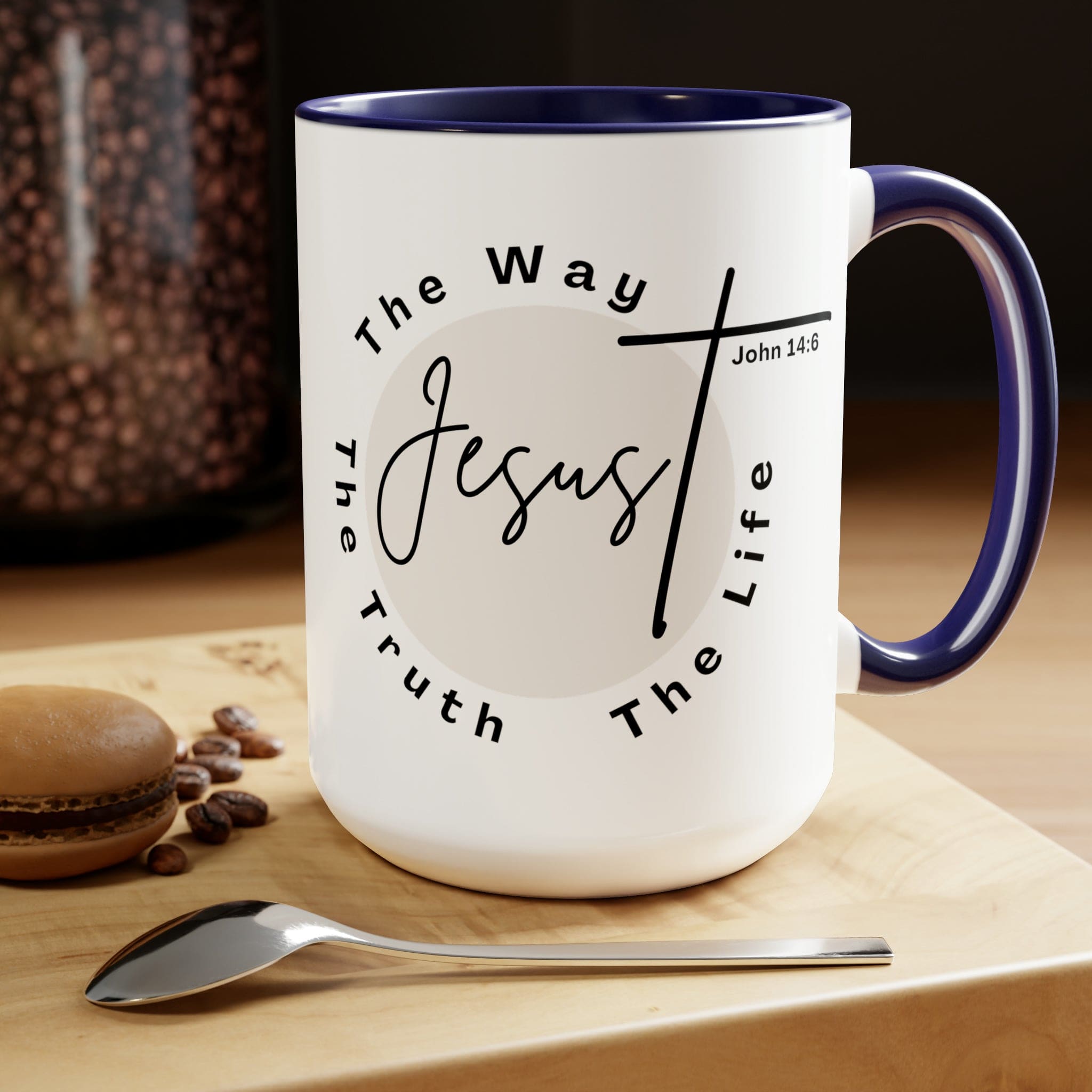 Ceramic Coffee Mug 15oz - Jesus the Way the Truth the Life - Christian