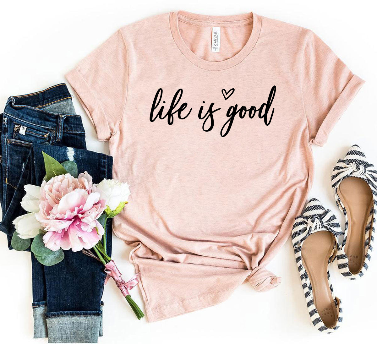 Life Is Good T-Shirt in 6 Colors