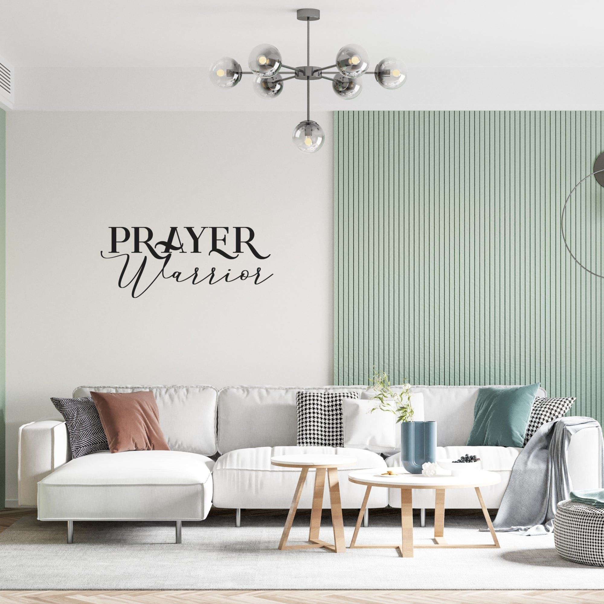 Decor - Prayer Warrior Removable Vinyl Wall Decal - Easy Peel and