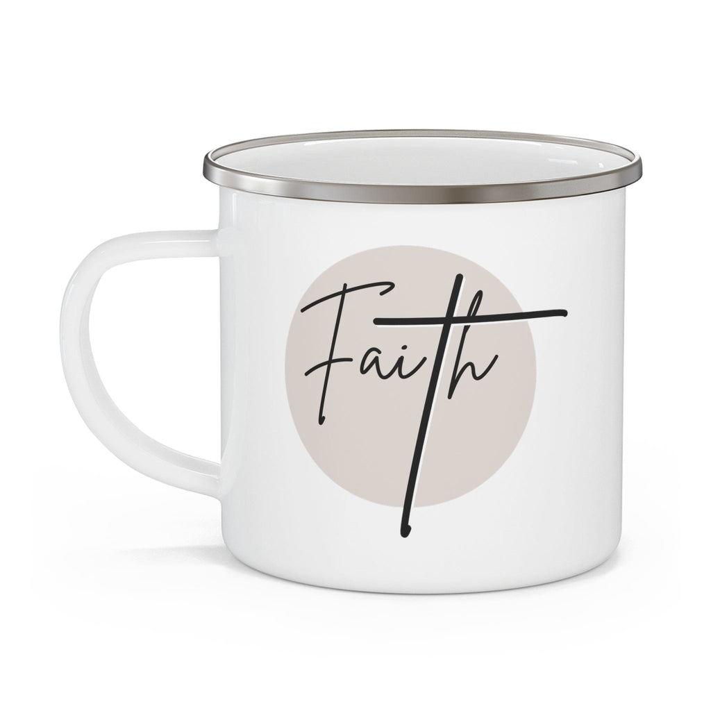 Enamel Camping Mug - Faith - Christian Affirmation