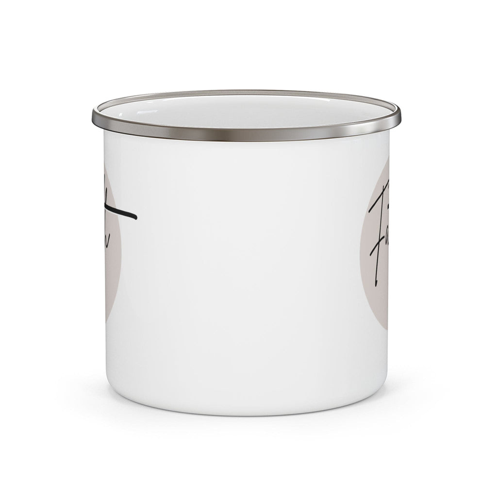 Enamel Camping Mug Faith - Christian Affirmation