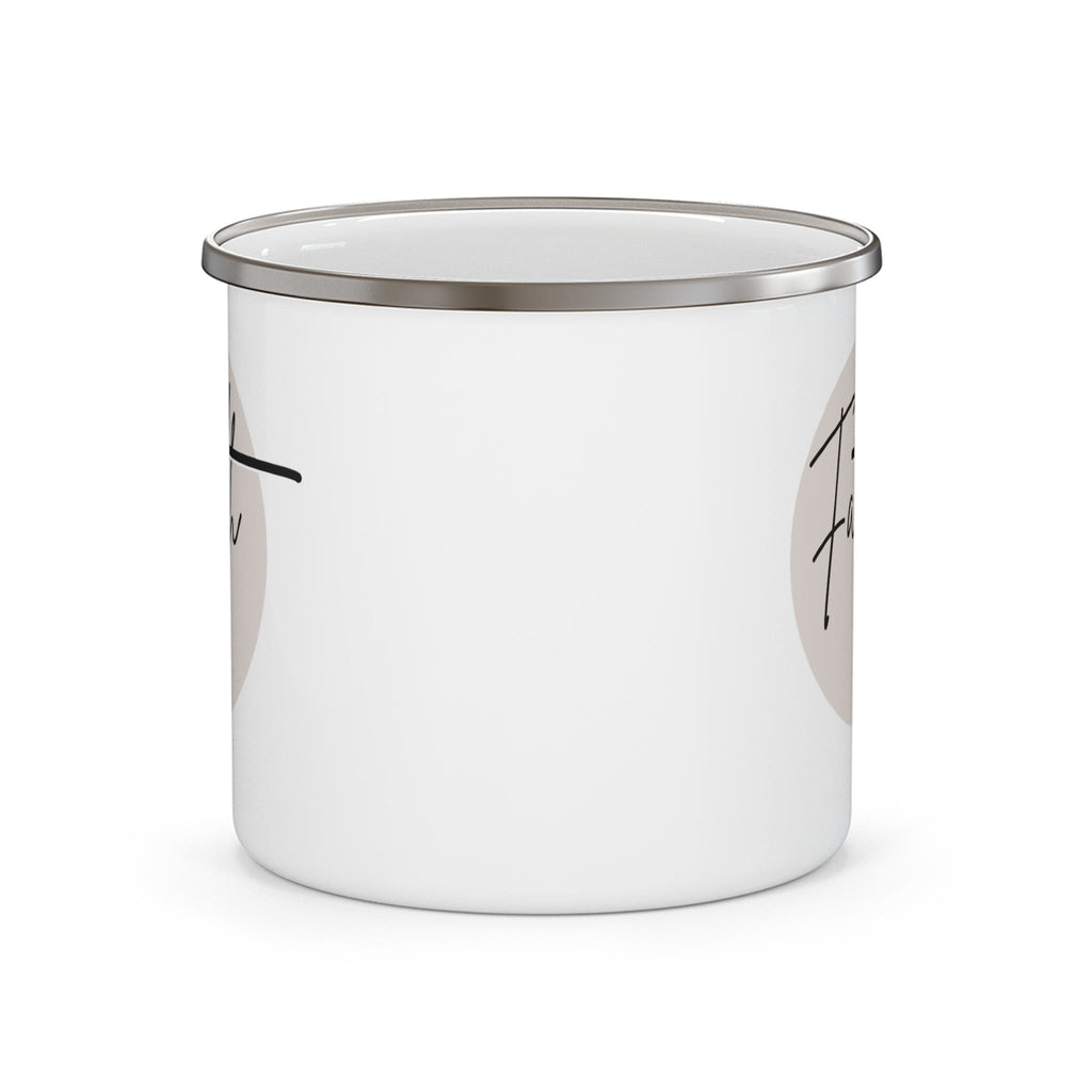Enamel Camping Mug - Faith - Christian Affirmation