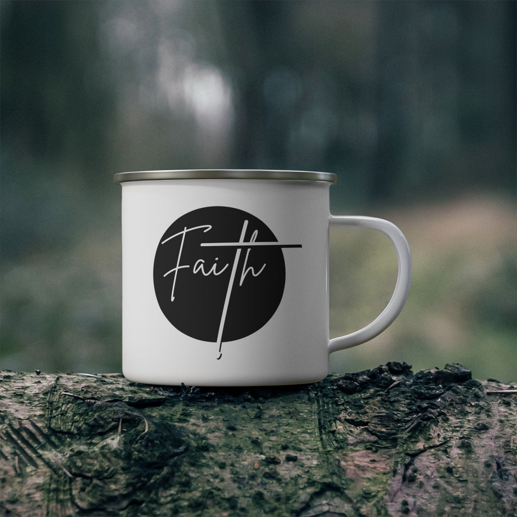 Enamel Camping Mug - Faith - Christian Affirmation