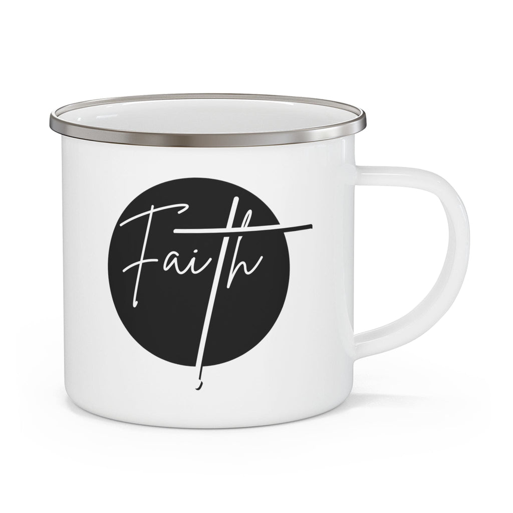 Enamel Camping Mug - Faith - Christian Affirmation