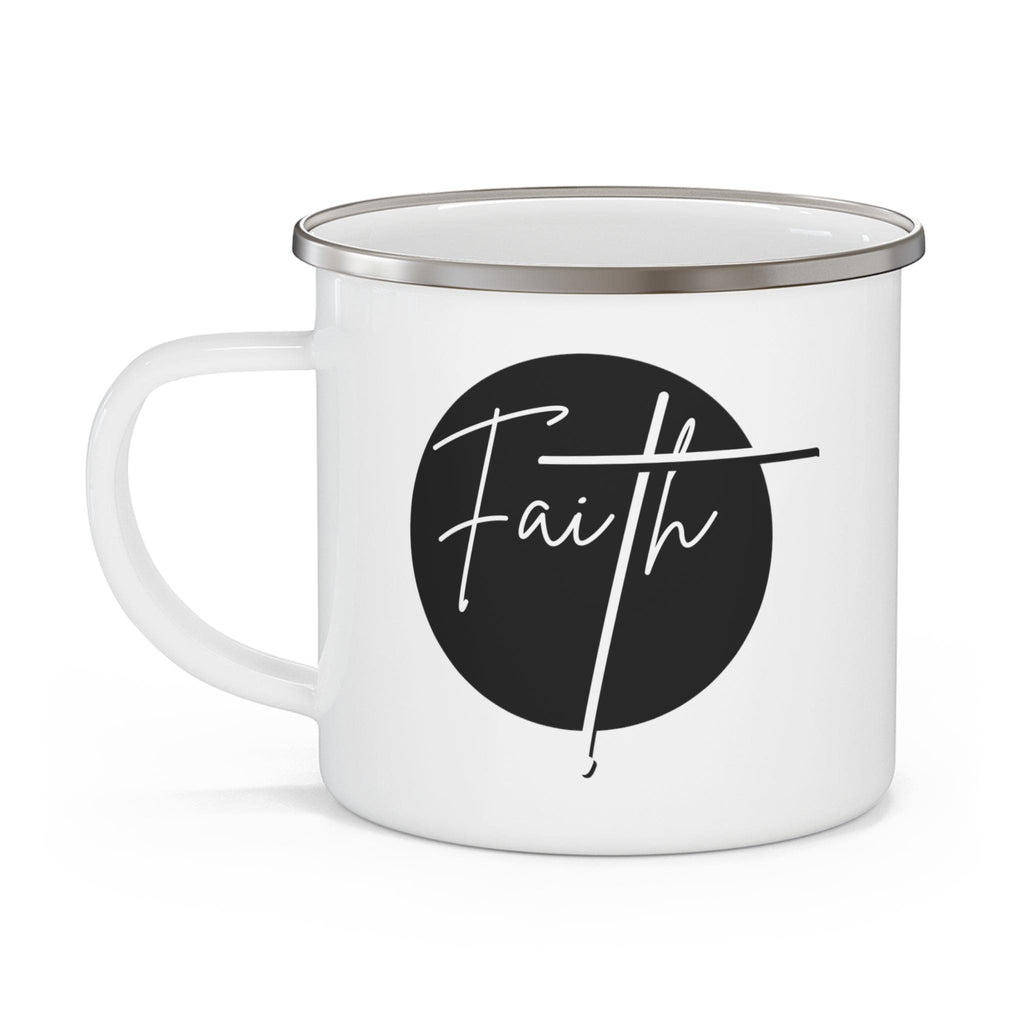 Enamel Camping Mug - Faith - Christian Affirmation
