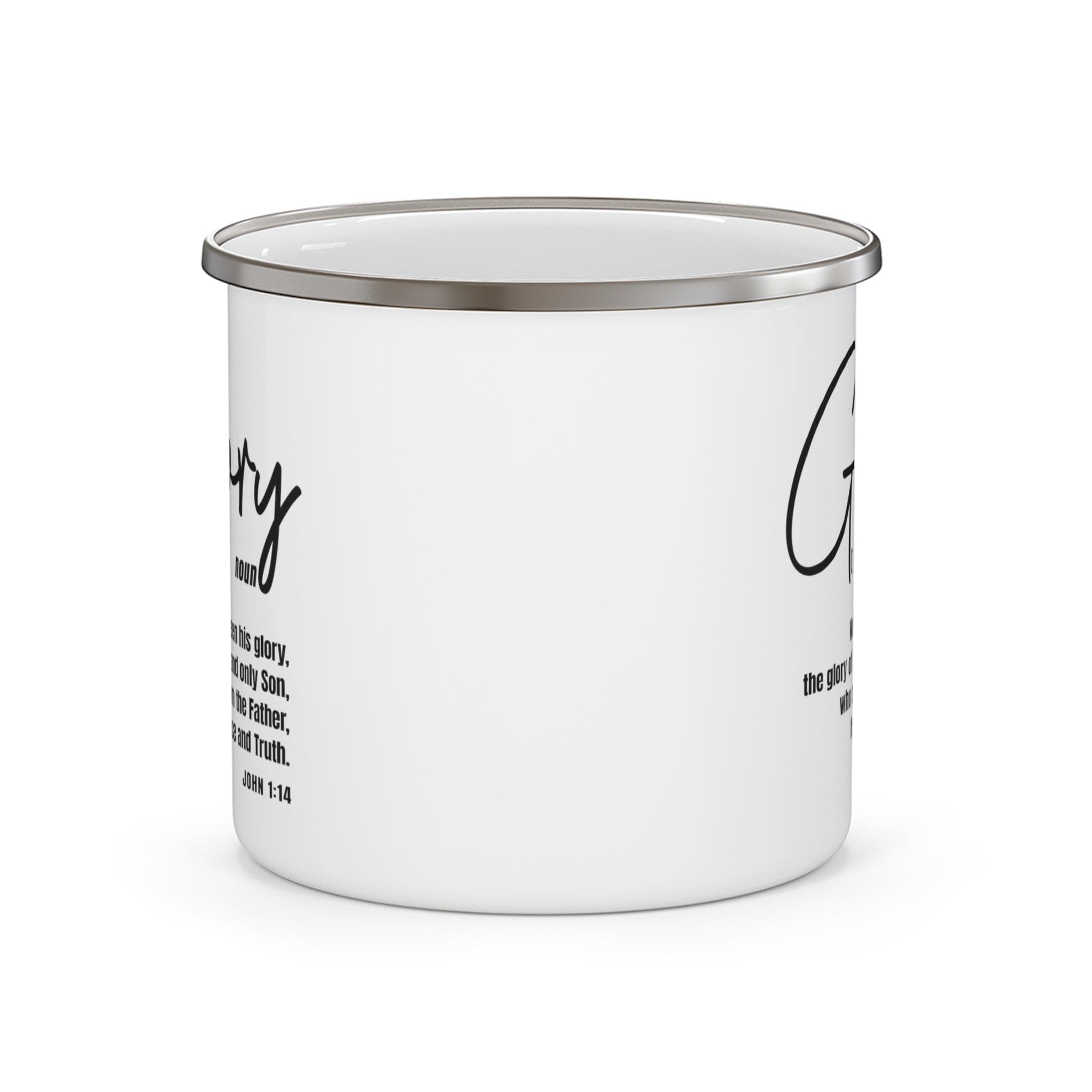 Enamel Camping Mug - Glory - Christian Inspiration