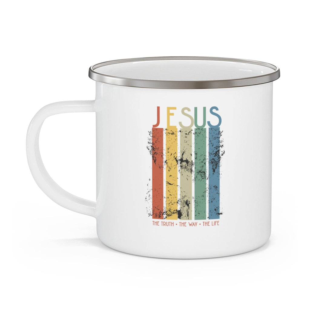 Enamel Camping Mug - Jesus the Truth the Way the Life