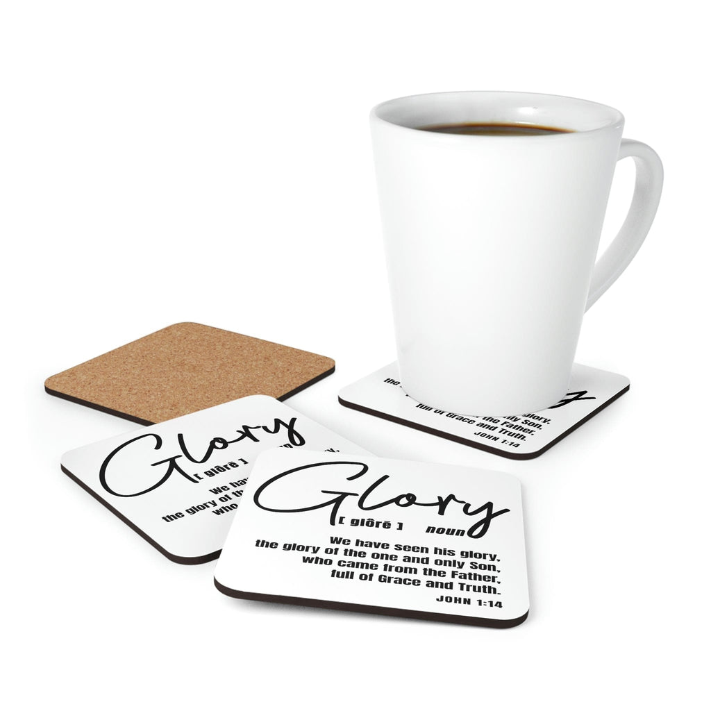 Home Decor Coaster Set - 4 Piece Home/office Glory Christian
