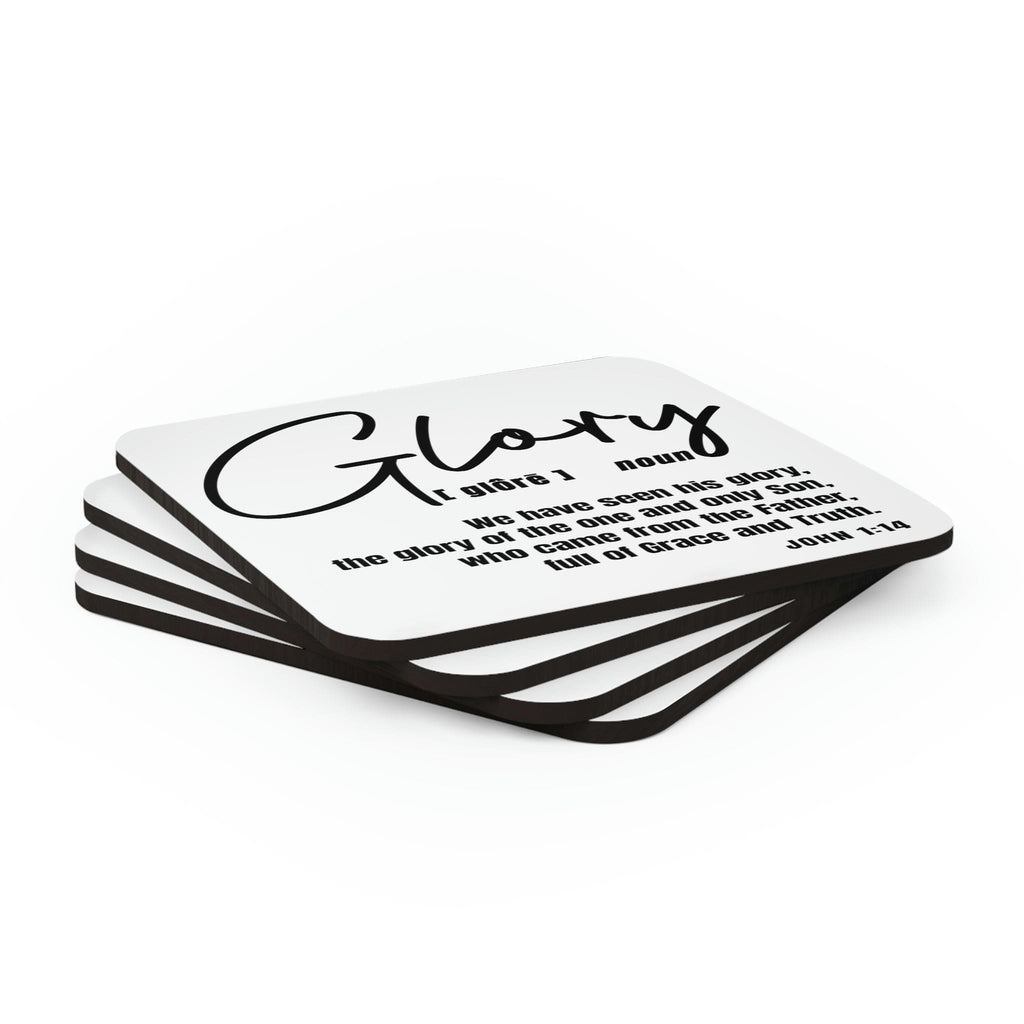 Home Decor Coaster Set - 4 Piece Home/office Glory Christian