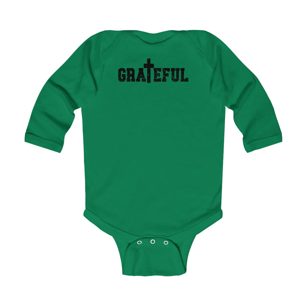 Infant Long Sleeve Bodysuit - Grateful Christian Inspiration