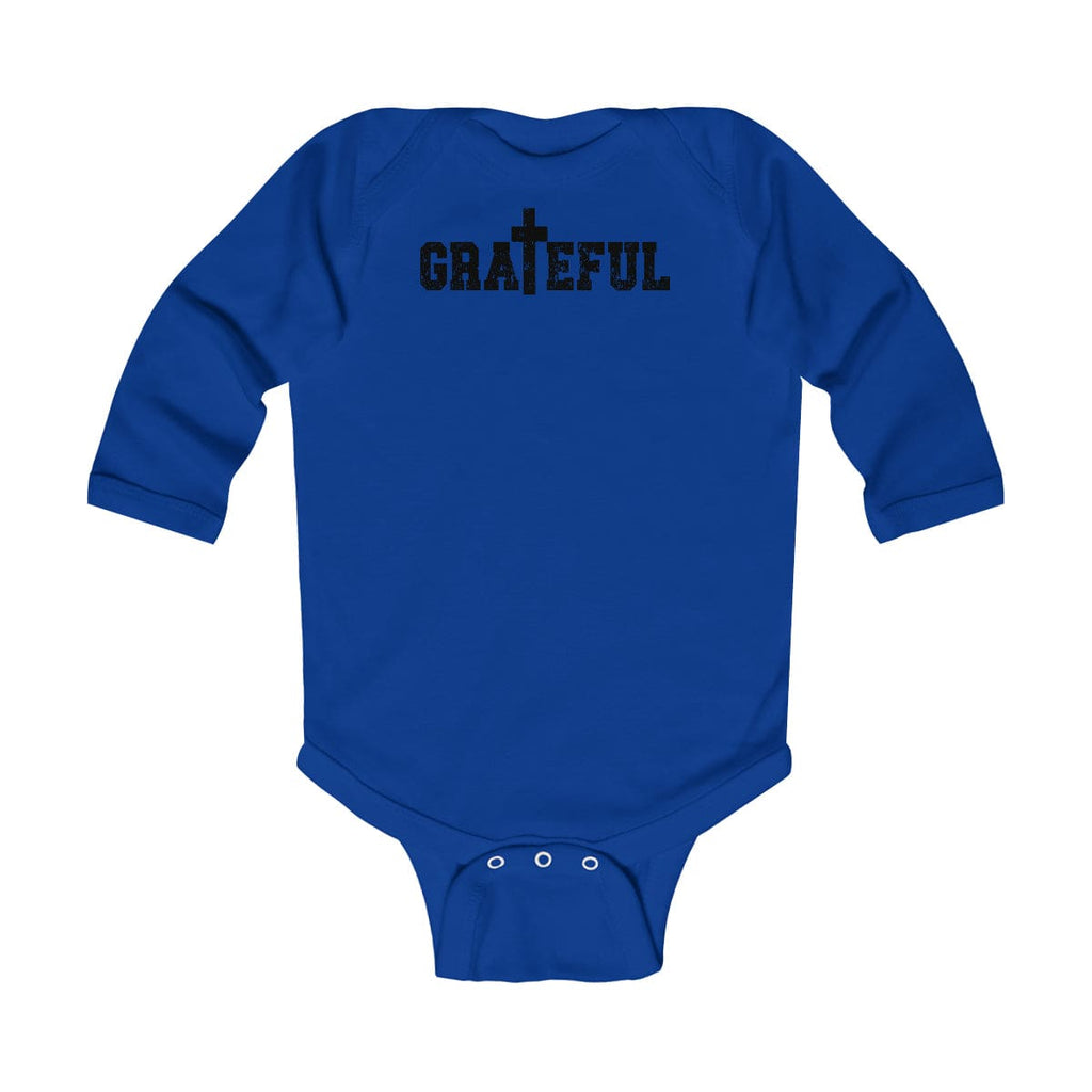 Infant Long Sleeve Bodysuit - Grateful Christian Inspiration