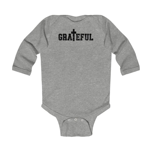 Infant Long Sleeve Bodysuit - Grateful Christian Inspiration