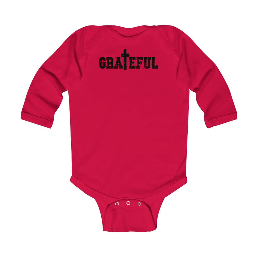 Infant Long Sleeve Bodysuit - Grateful Christian Inspiration