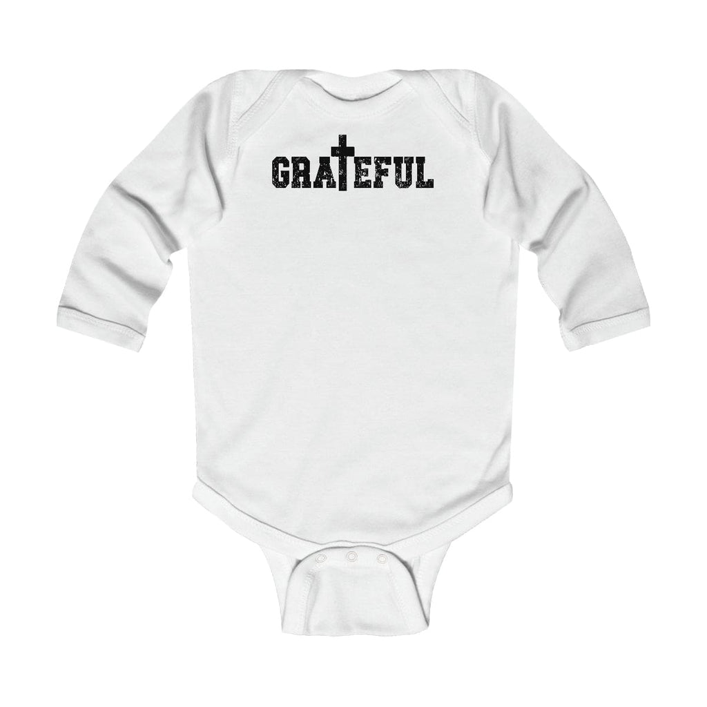 Infant Long Sleeve Bodysuit - Grateful Christian Inspiration