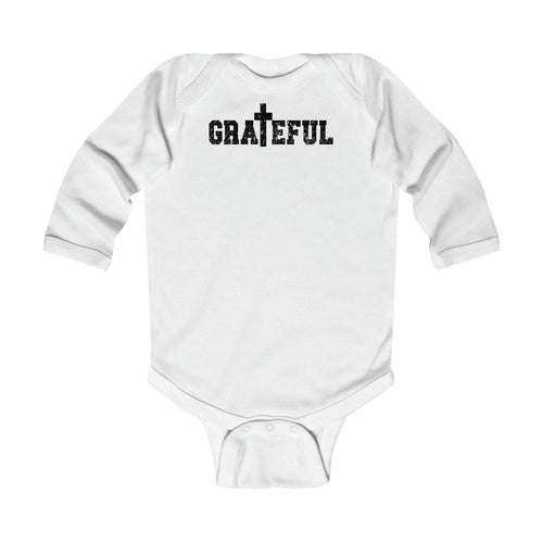 Infant Long Sleeve Bodysuit - Grateful Christian Inspiration