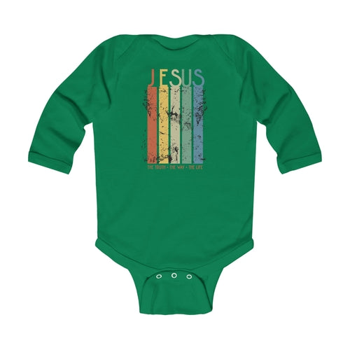 Infant Long Sleeve Bodysuit - Jesus the Truth the Way the Life