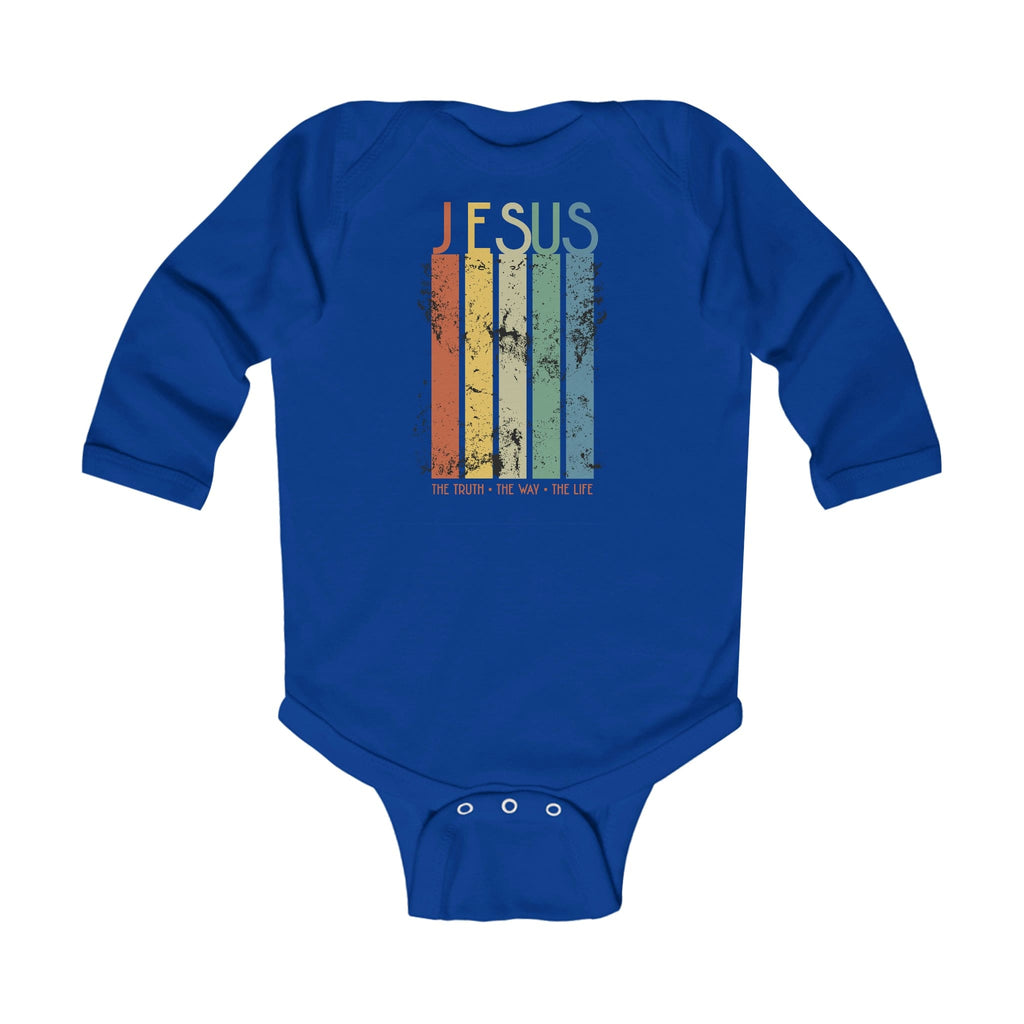 Infant Long Sleeve Bodysuit - Jesus the Truth the Way the Life