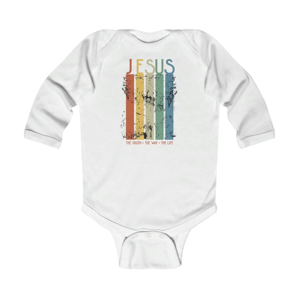 Infant Long Sleeve Bodysuit - Jesus the Truth the Way the Life