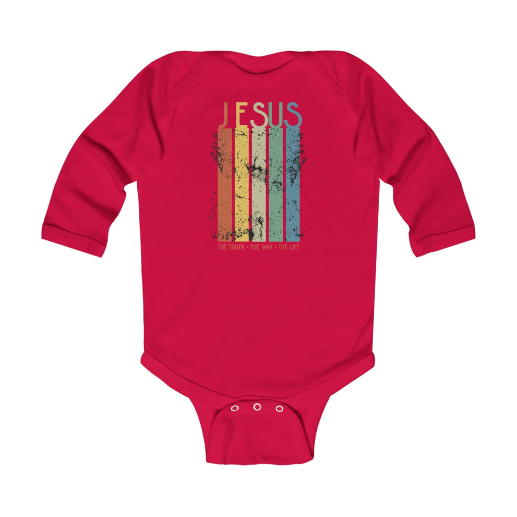 Infant Long Sleeve Bodysuit - Jesus the Truth the Way the Life