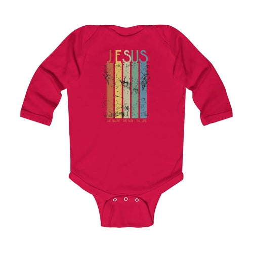 Infant Long Sleeve Bodysuit - Jesus the Truth the Way the Life