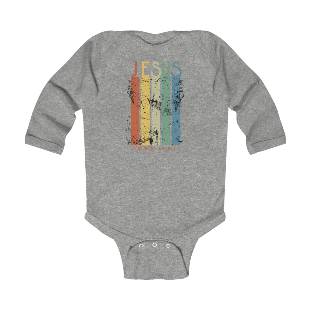 Infant Long Sleeve Bodysuit - Jesus the Truth the Way the Life