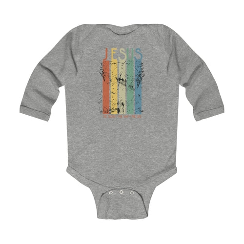 Infant Long Sleeve Bodysuit - Jesus the Truth the Way the Life