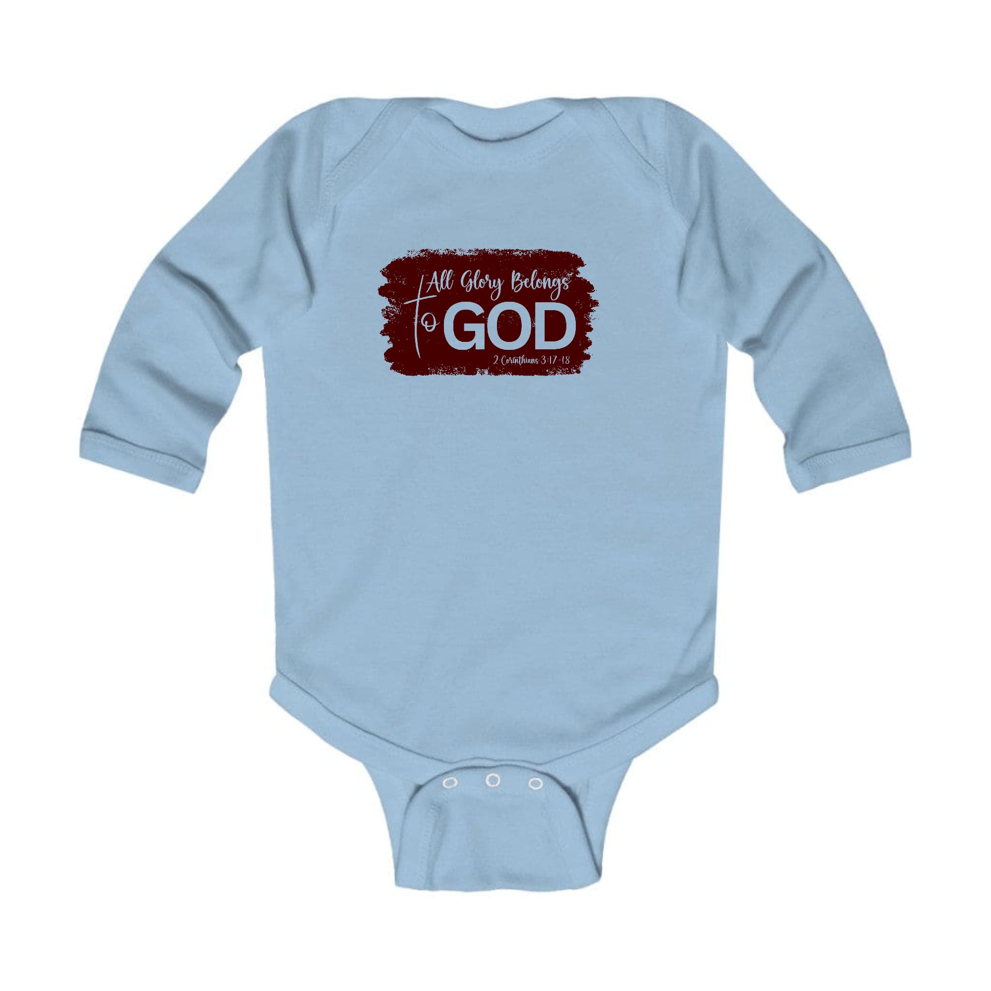 Infant Long Sleeve Graphic T-shirt All Glory Belongs to God Christian