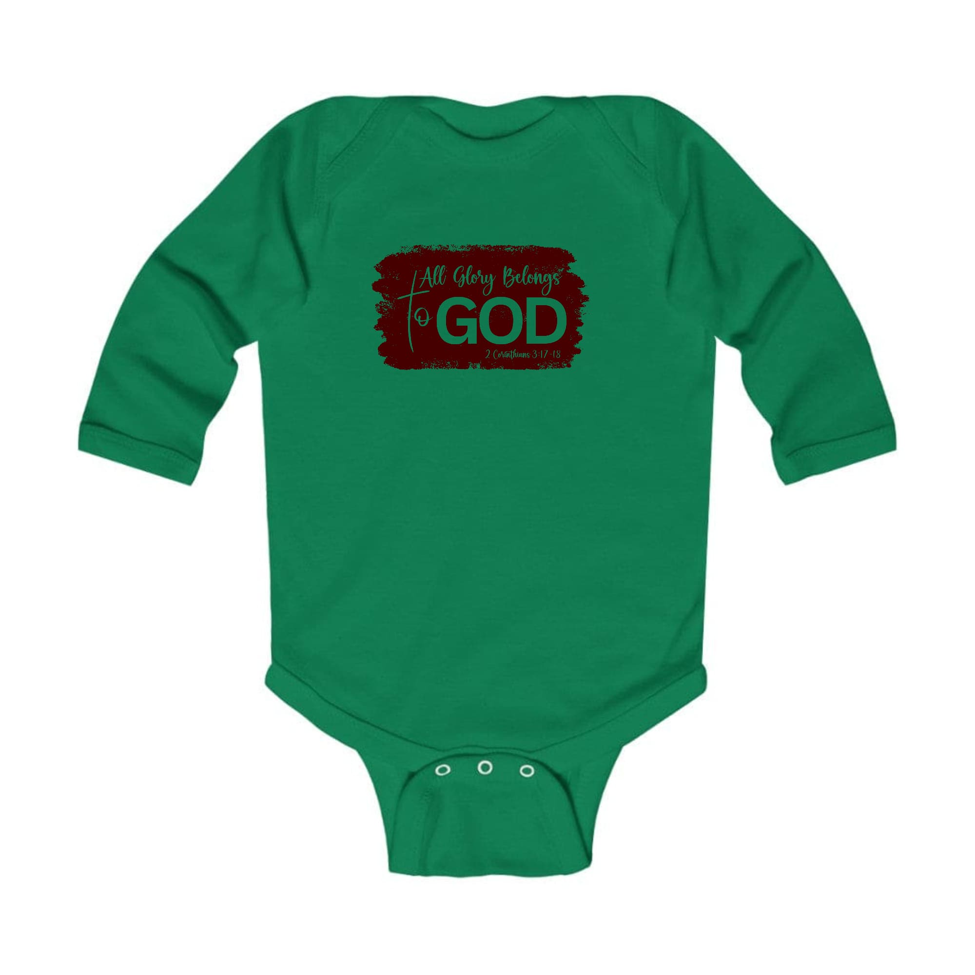 Infant Long Sleeve Graphic T-shirt All Glory Belongs to God Christian