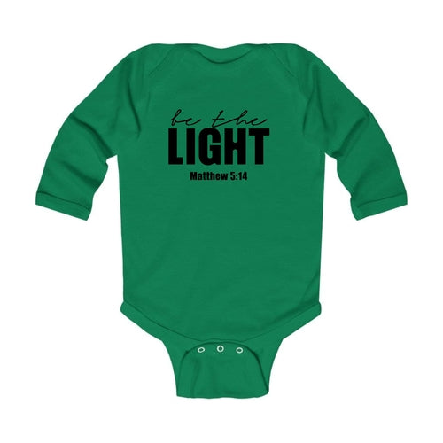 Infant Long Sleeve Graphic T-shirt be the Light Inspirational Art