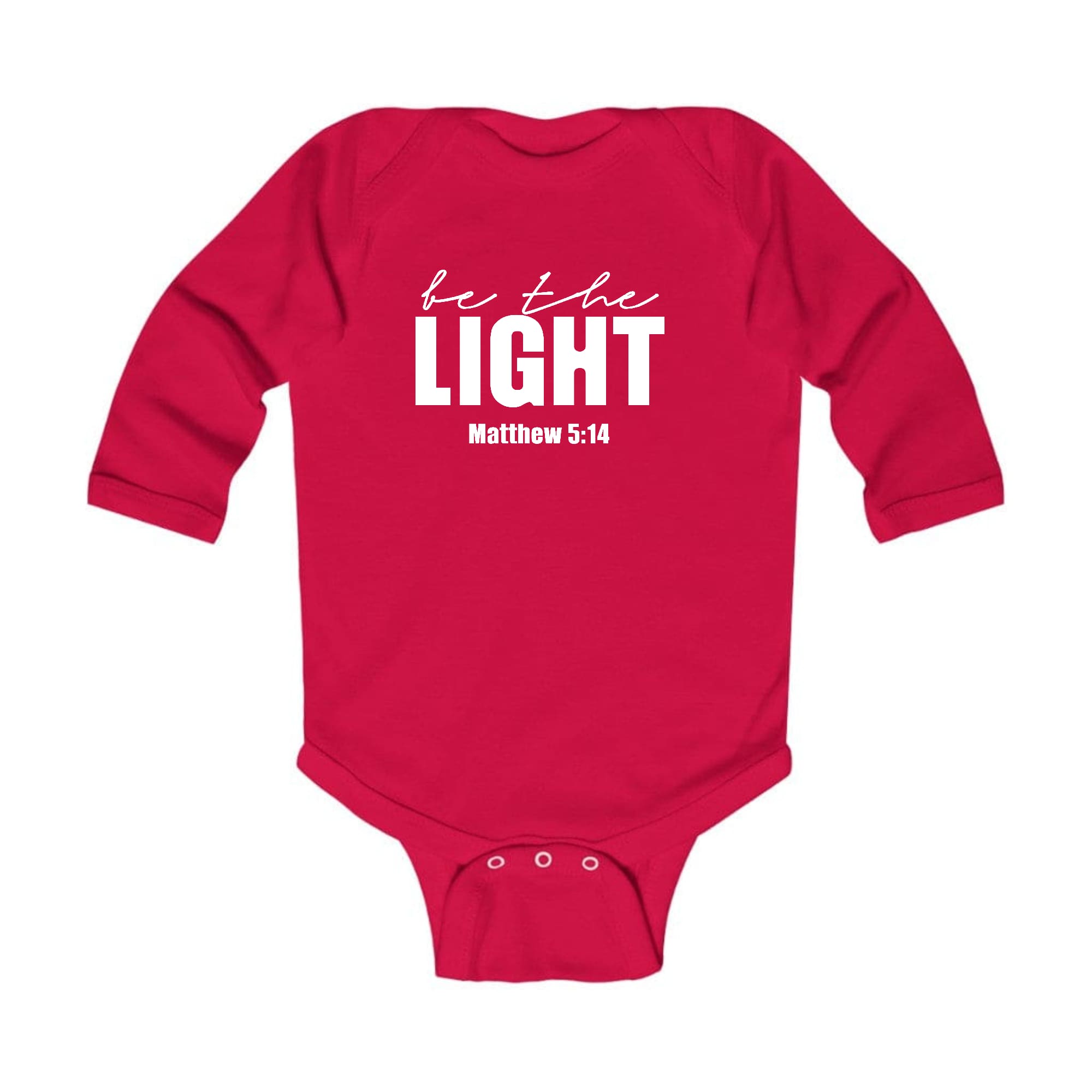Infant Long Sleeve Graphic T-shirt - be the Light Inspirational Art
