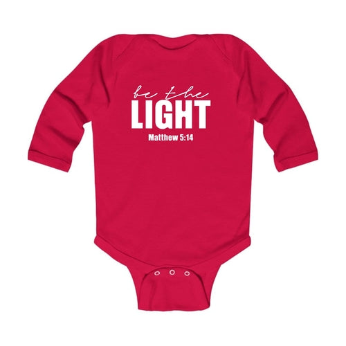 Infant Long Sleeve Graphic T-shirt - be the Light Inspirational Art