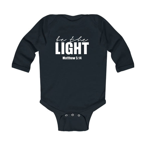 Infant Long Sleeve Graphic T-shirt - be the Light Inspirational Art
