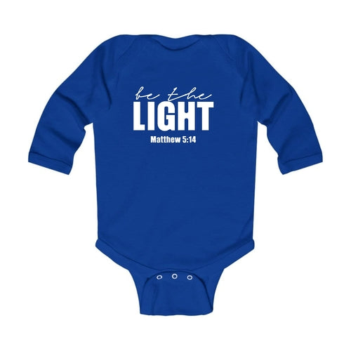 Infant Long Sleeve Graphic T-shirt - be the Light Inspirational Art