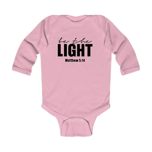 Infant Long Sleeve Graphic T-shirt be the Light Inspirational Art