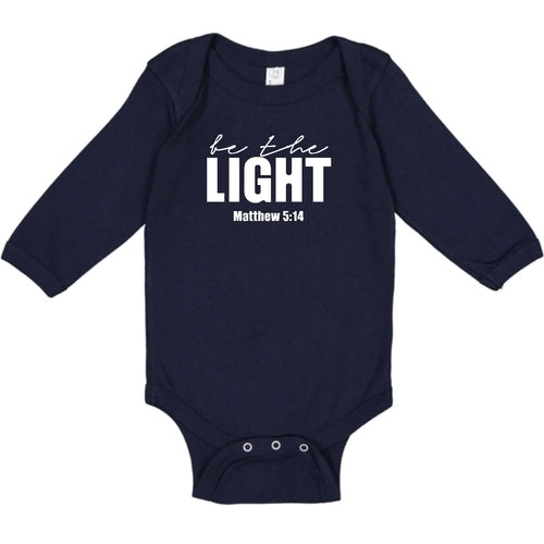 Infant Long Sleeve Graphic T-shirt - be the Light Inspirational Art