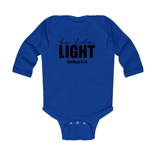 Infant Long Sleeve Graphic T-shirt be the Light Inspirational Art
