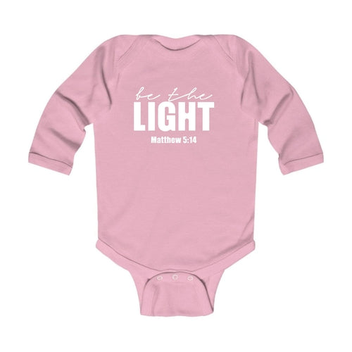Infant Long Sleeve Graphic T-shirt - be the Light Inspirational Art