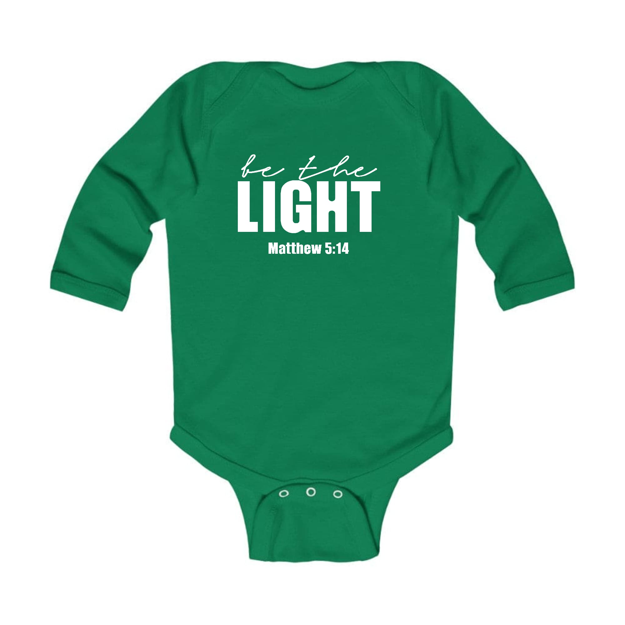 Infant Long Sleeve Graphic T-shirt - be the Light Inspirational Art