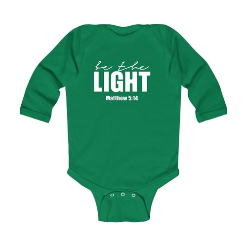 Infant Long Sleeve Graphic T-shirt - be the Light Inspirational Art